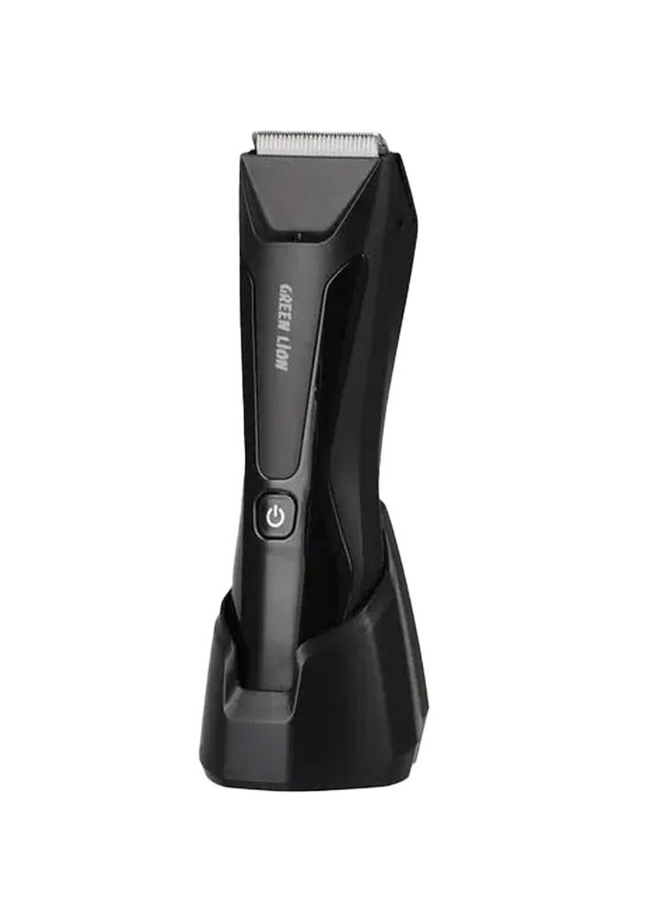 GREEN LION Sensitive Pro Body Trimmer / Digital Display / LED Light / Different Combs / Extra-powerful Motors / Detachable / Easy For Cleaning / High Power Motor / High Battery Capacity - Black - Image 1