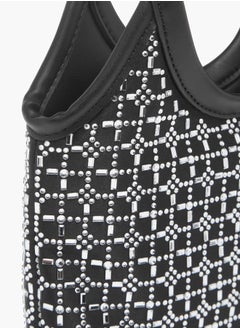 MISSY Womens Missy Embellished Crossbody Bag With Magnetic Closure And Detachable Strap Ramadan Collection  - Image 5