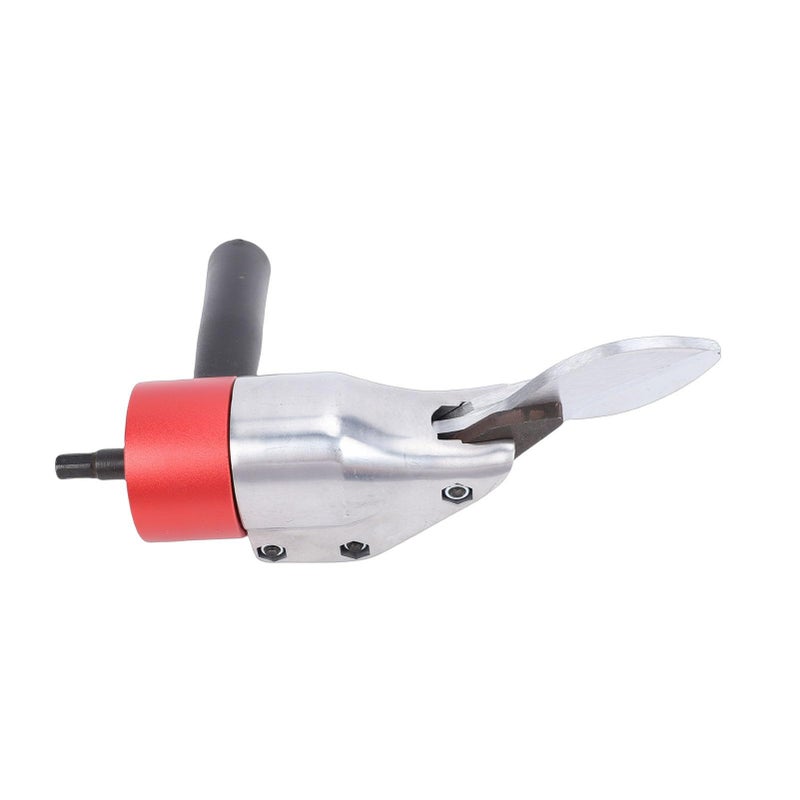 Fabater Drill Metal Cutter Powerful Cutting Crv Steel Head 360 Degree Rotatable Handle Sheet Metal Cutter Cutting Shears With Universal Drill Attachment For Iron Aluminum Silver - Image 4