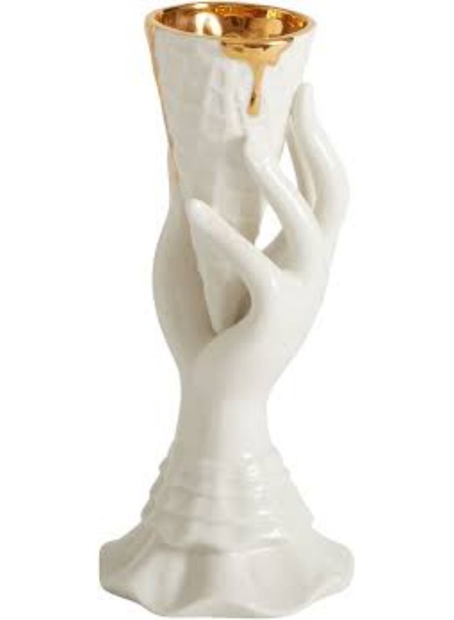 Jonathan Adler GILDED I-SCREAM VASE 1 piece - Image 1