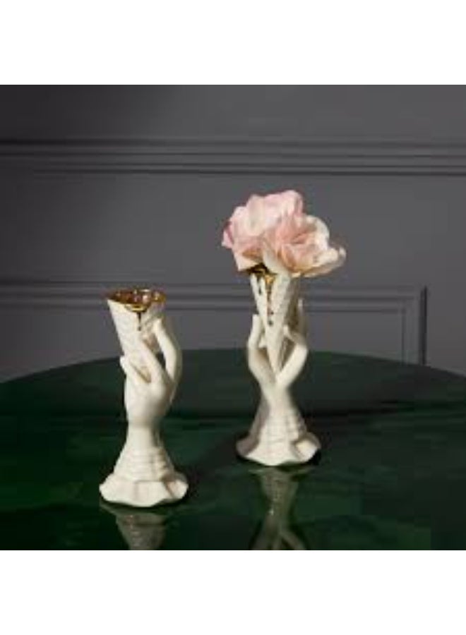 Jonathan Adler GILDED I-SCREAM VASE 1 piece - Image 3