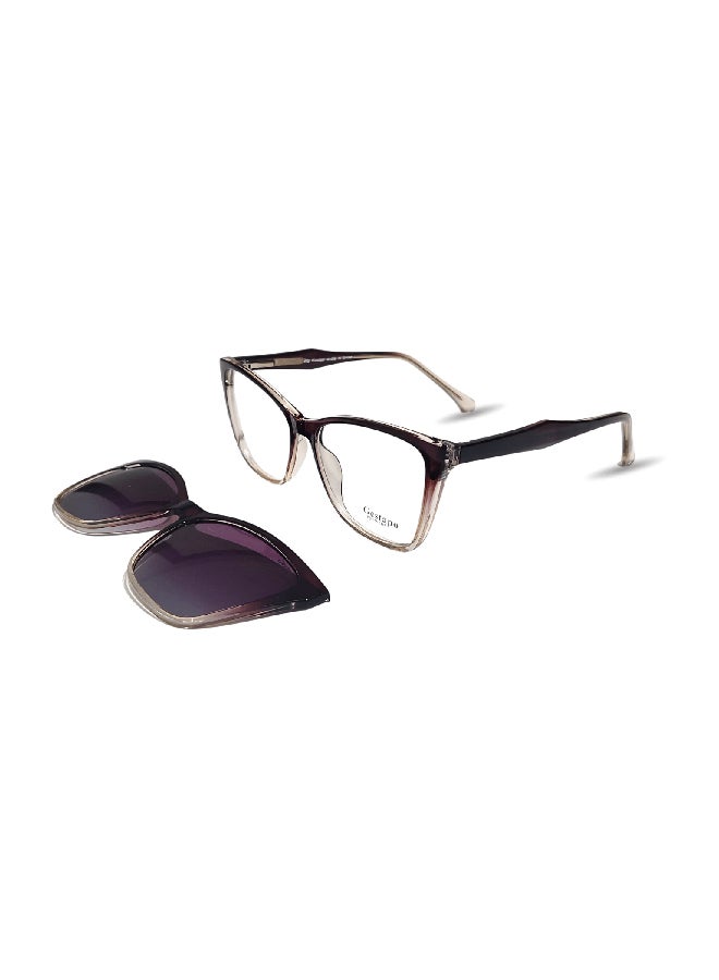 Gestapo Cat Eye Women Clip on Polarized