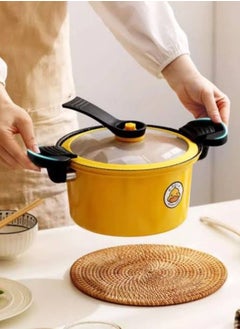 ماركة غير محددة 3.5 Lسم Pressure Cooker 3.5 Liters Manual اصفر  - Image 1