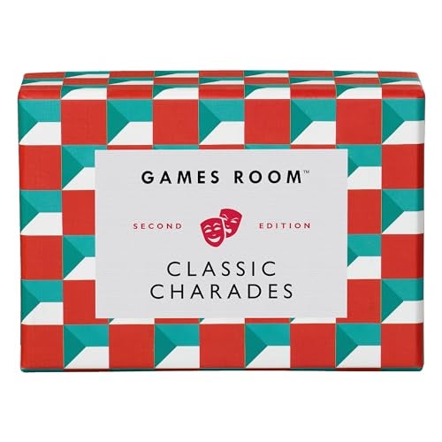 Ridley's Ridleys Games Room Classic Charades Guessing Game Trivia Games for Adults and Kids 2 Players Includes 140 Unique Question Cards Fun Quiz Cards that Make a Great Gift - Image 1