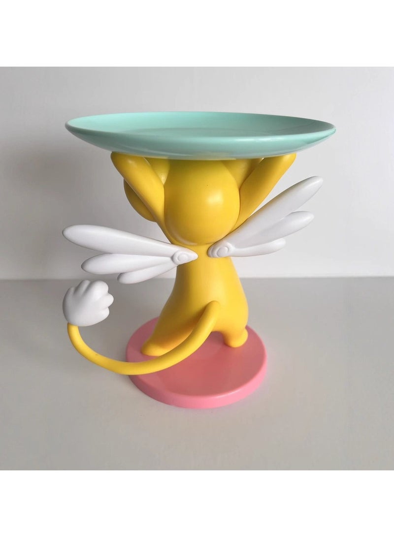 عام تمثال علبة صينية "موكا غيرل شياوكي"، قطعة ديكور أنيقة، هدية مثالية للأصدقاء والعائلة. - Image 2