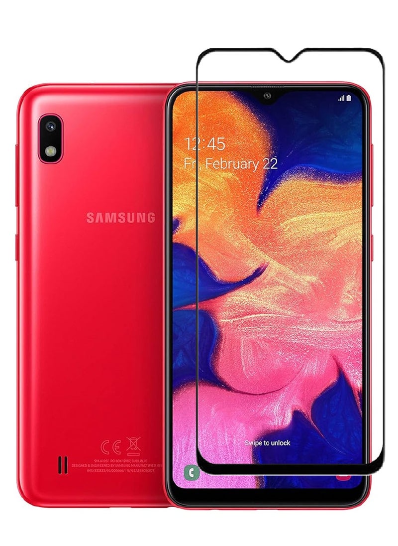 AINA Tempered Glass Screen Protector 5D Designed For Samsung Galaxy A10e Full Glue Edge to Edge Full Screen Coverage And Bubble Free - Image 1