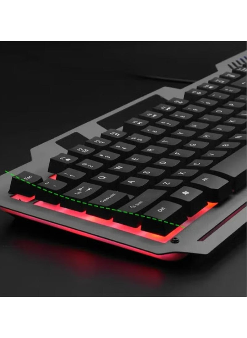 Denx Wired RGB Backlit Keyboard and Gaming Mouse Set - Denx DX1795  - Image 3