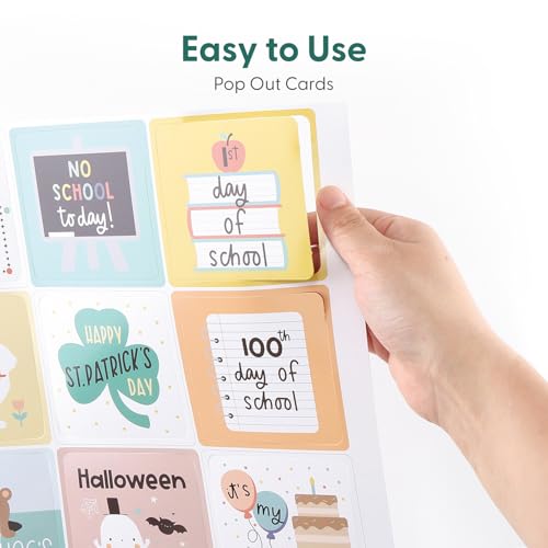 The Peanut Shell The Peanutshell Learning Calendar Wall Chart - Homeschool Supplies, Interactive Pocket Chart for Toddlers & Kids - Preschool Learning Activity Board, Circle Time Board for Classroom - Good Day - Image 4