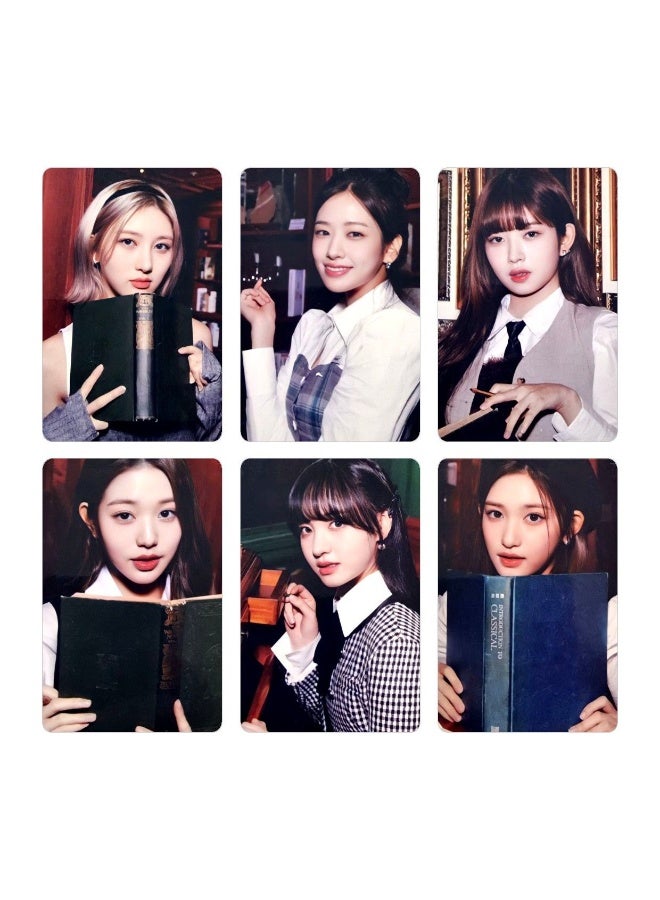 NIBEMINENT 6 Pcs Kpop IVE The Prom Queens Lomo Cards Card For Fans Collection Gifts - Image 1