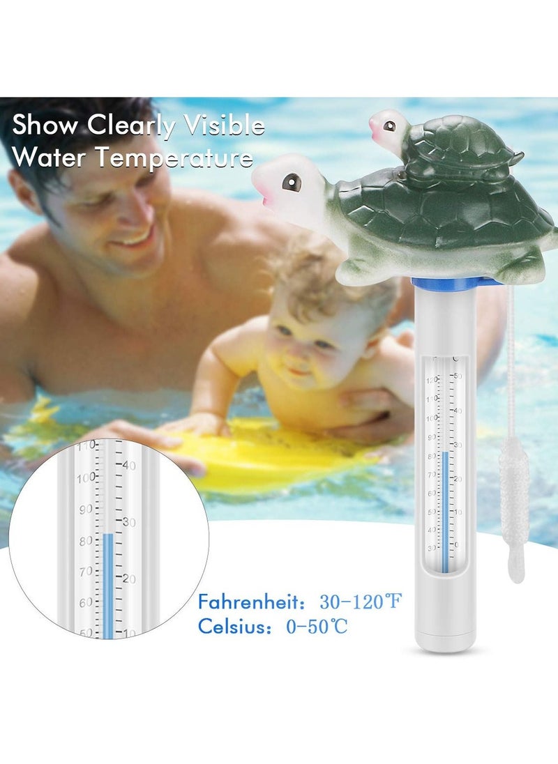 SYOSI Floating Pool Thermometer, Large Size Easy Read for Water Temperature, Shatter Resistant with String for Outdoor and Indoor Swimming Pools and Spas  - Image 5