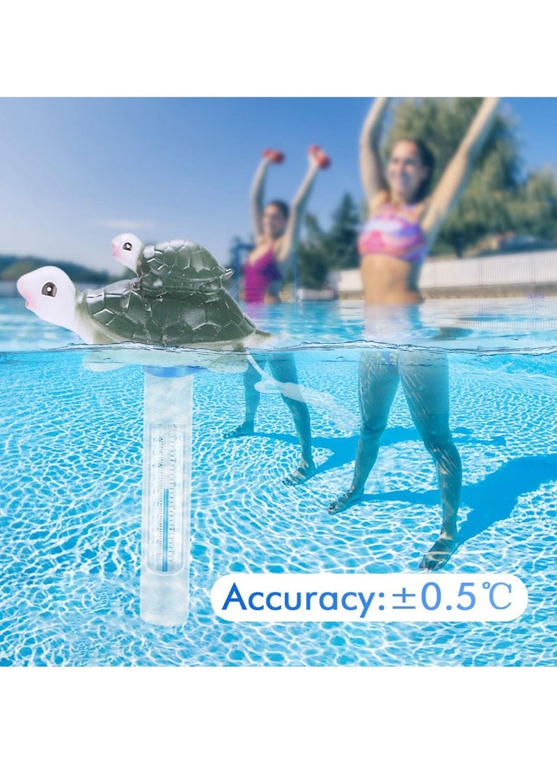 SYOSI Floating Pool Thermometer, Large Size Easy Read for Water Temperature, Shatter Resistant with String for Outdoor and Indoor Swimming Pools and Spas  - Image 3