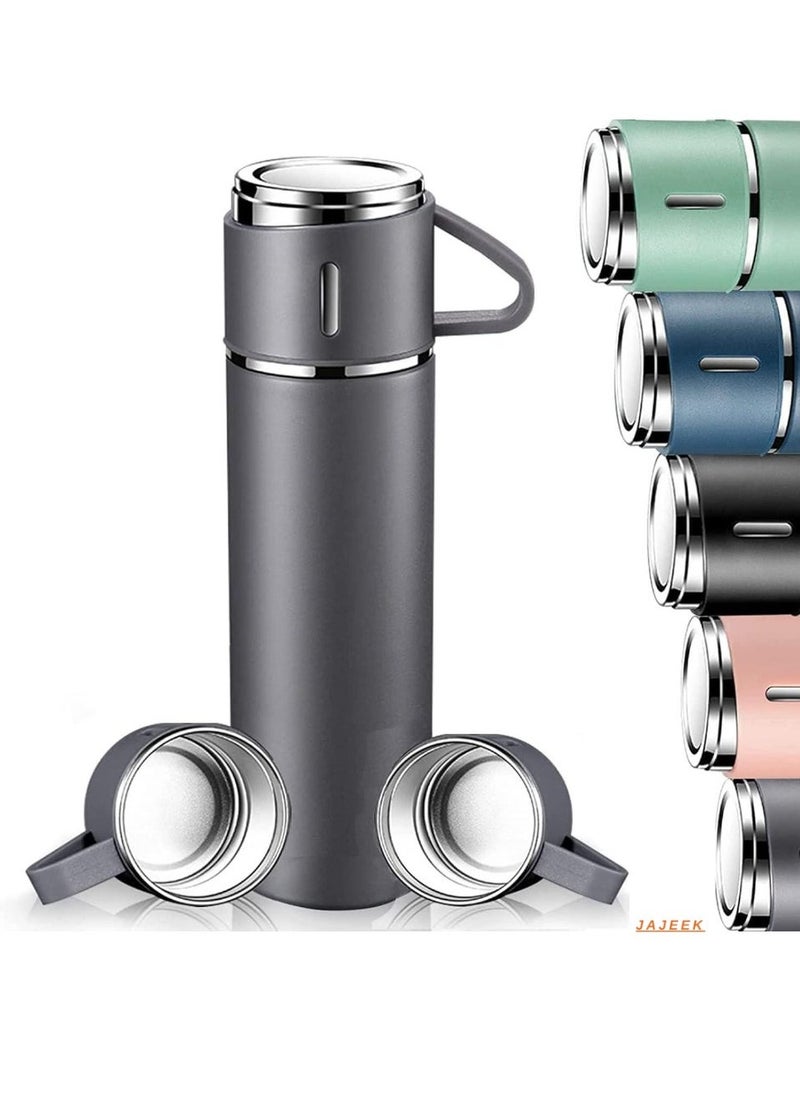 JAJEEK NEW Vacuum Insulated Flask 500ml/17.6oz Stainless Steel Thermo-Bottle with Cup for Coffee, Water, Hot & Cold Drinks – Durable & Stylish - Image 1