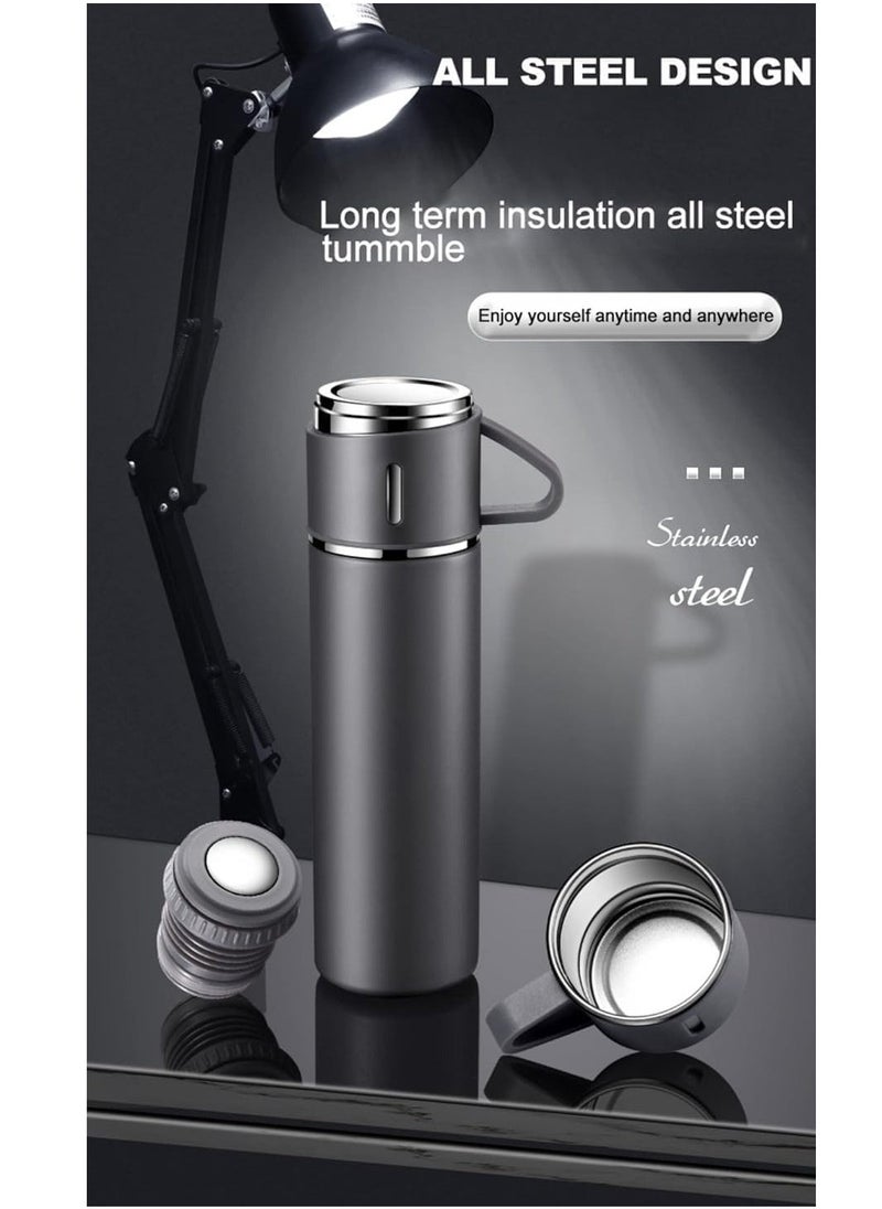 JAJEEK NEW Vacuum Insulated Flask 500ml/17.6oz Stainless Steel Thermo-Bottle with Cup for Coffee, Water, Hot & Cold Drinks – Durable & Stylish - Image 3