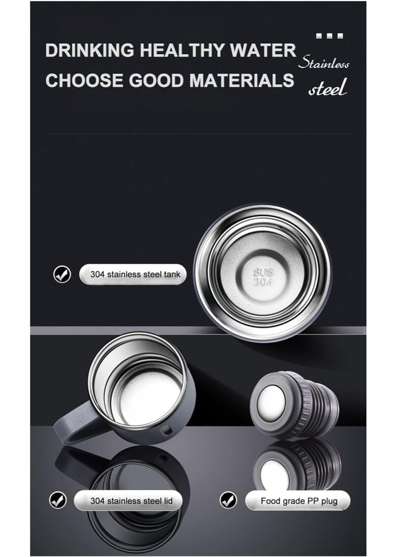 JAJEEK NEW Vacuum Insulated Flask 500ml/17.6oz Stainless Steel Thermo-Bottle with Cup for Coffee, Water, Hot & Cold Drinks – Durable & Stylish - Image 4