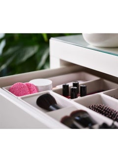 Joseph Joseph Viva - Modular 7-piece Makeup Beauty Drawer Organiser Set, Storage Boxes dividers for makeup, beauty grooming items, cosmetics, hair accessories  - Image 3