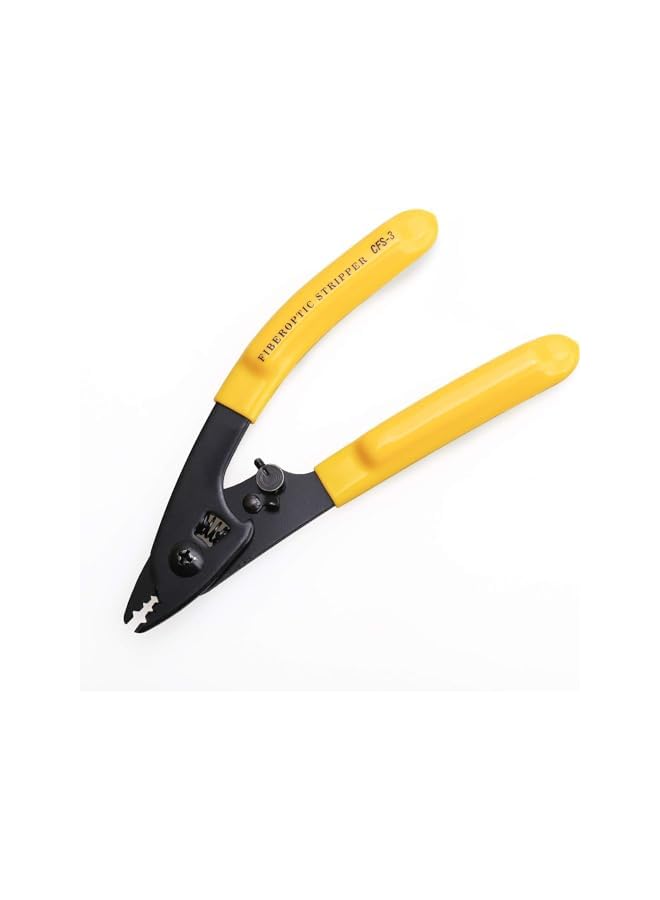 PROMASS promass Fiber Optic Stripping Pliers, Squeeze Pliers 3 Port Hole Fiber Optic Stripping Tool with Hex Socket Wrench for Jacket, Buffer, and 125μm-250μm Coating Stripping  - Image 2