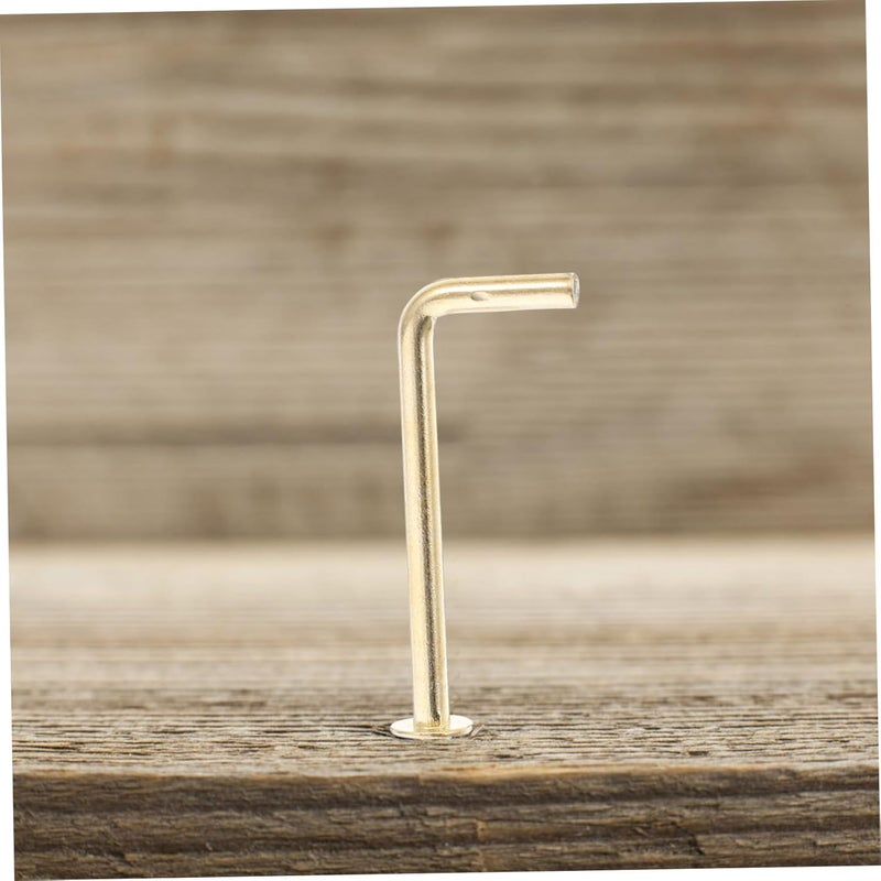 مسامير خطاف ذاتية التنظيف بزاوية قائمة 10 قطع لتعليق الصور والحرف اليدوية والنباتات - Image 5