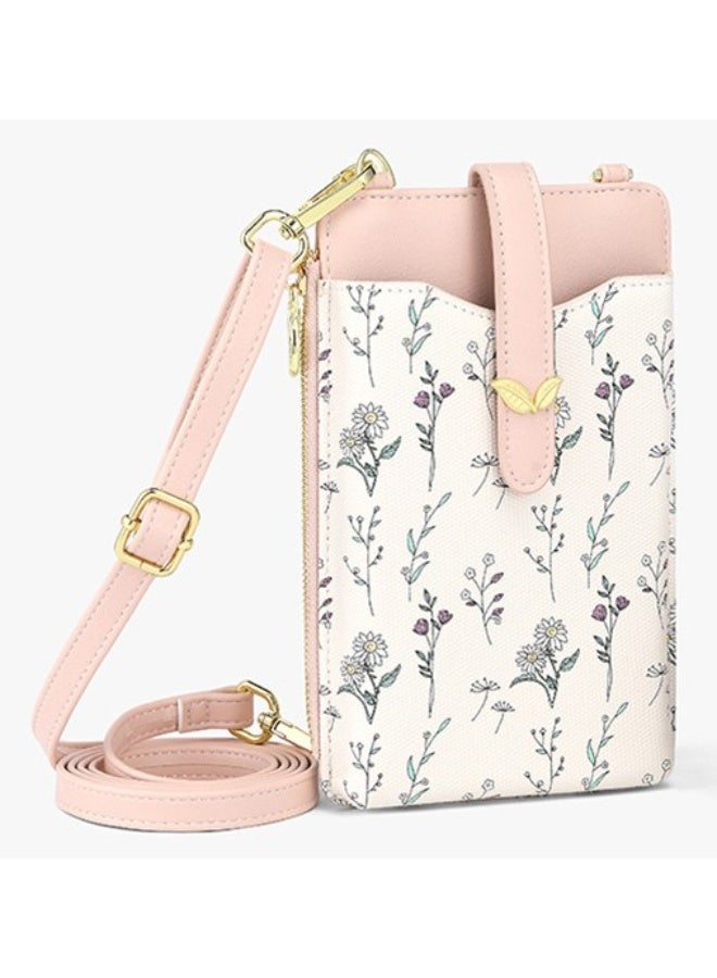 كيفية حقيبة كروس بودي صغيرة أنيقة وبسيطة للهواتف المحمولة للنساء | حقيبة يد صيفية أنيقة بألوان الباستيل، مثالية للتنقل - Image 1