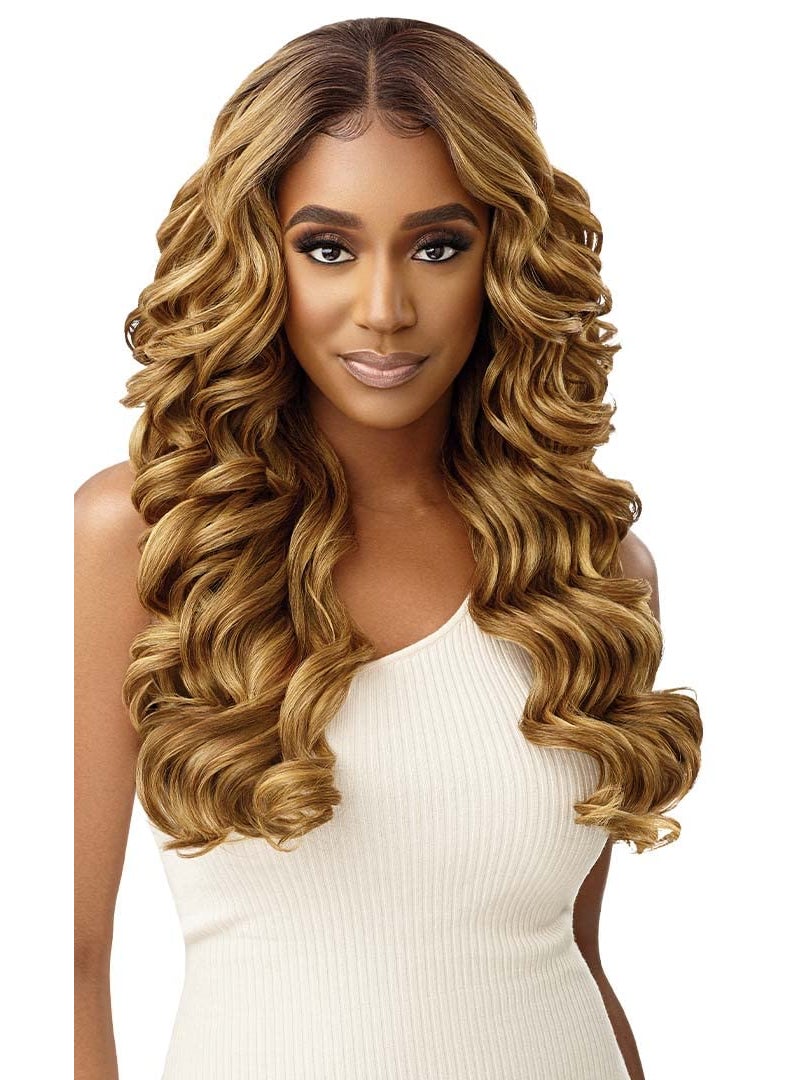Outre - Outre Lace Front Wig - Perfect Hair Line 13X6 - Everette (DR2/BUTTERED PECAN) - Image 1