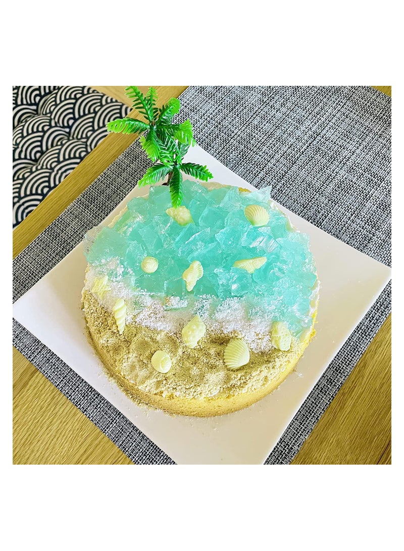 SOLARAE 3 PCS Marine Theme Cake Fondant Silicone Mold Seashell Conch Starfish Coral Baking Molds for DIY Cake Decoration Chocolate Candy Polymer Clay Crafting Projects - Image 4