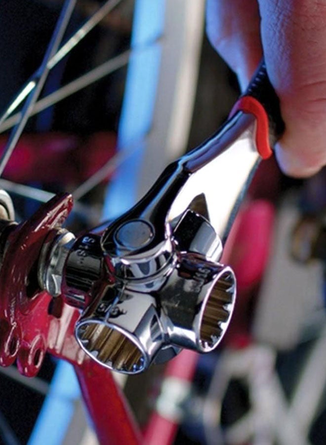 NIBEMINENT Multi-Function Tiger Wrench Silver 30cm - Image 4