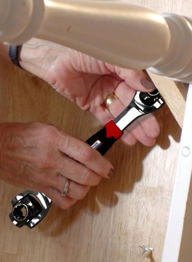 NIBEMINENT Multi-Function Tiger Wrench Silver 30cm - Image 3