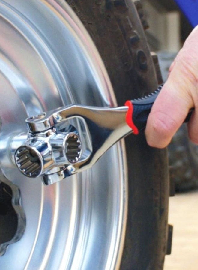 NIBEMINENT Multi-Function Tiger Wrench Silver 30cm - Image 2