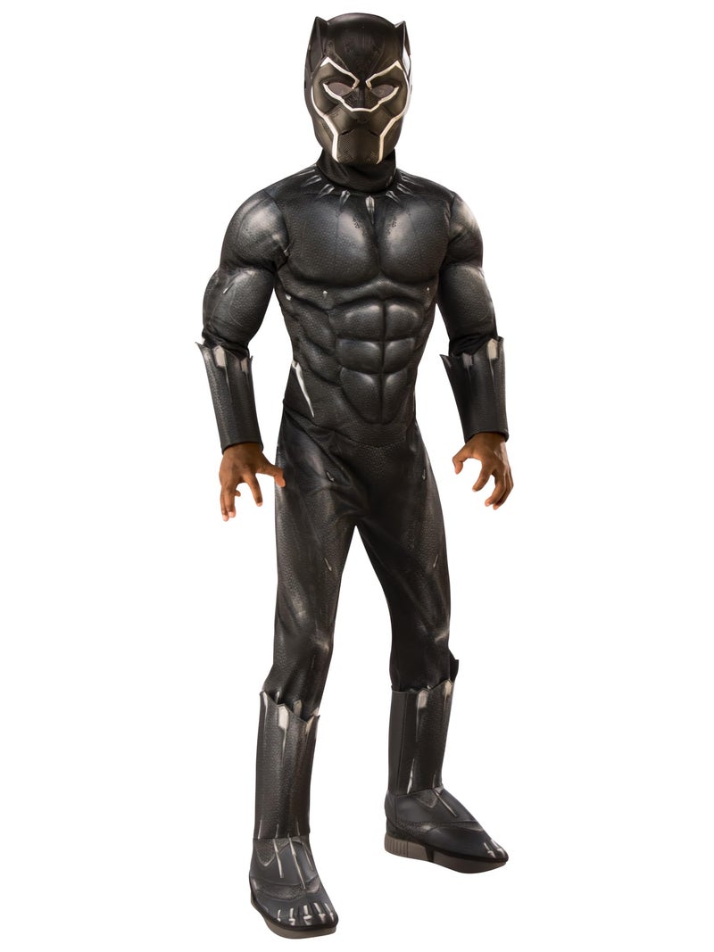 Rubie's Child's Marvel: Avengers Endgame Deluxe Black Panther Costume & Mask, Small - Image 1