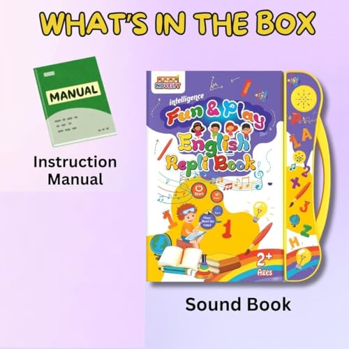 Braintastic Fun & Play English Rapid Book for Kids | Interactive Talking Educational Learning Book with Alphabet, Words & Activities for Toddlers - Image 4
