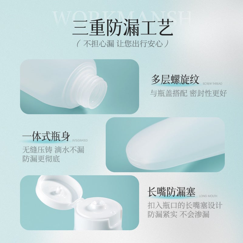 Silicone Refillable Bottles For Travel, Portable And Suitable For Boarding, Toiletries, Lotion Storage, Large Capacity, Leak-Proof Storage Bottles - Image 4