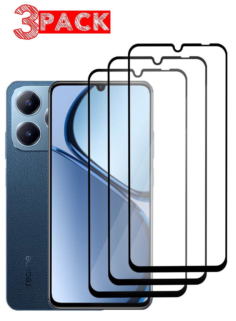 CATANES ( for Realme C63 ) 3Pack Tempered Glass Screen Protector Anti-Scratch Case Friendly HD Clear Protective Film - Image 1