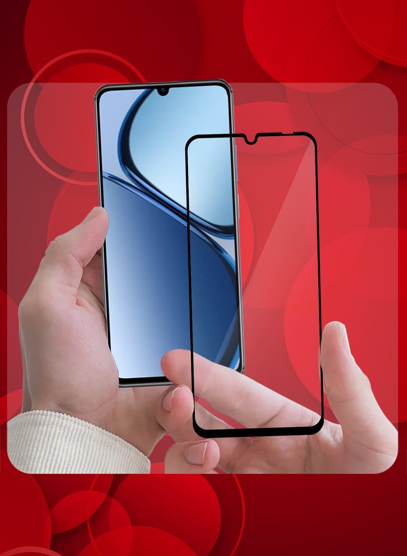 CATANES ( for Realme C63 ) 3Pack Tempered Glass Screen Protector Anti-Scratch Case Friendly HD Clear Protective Film - Image 2