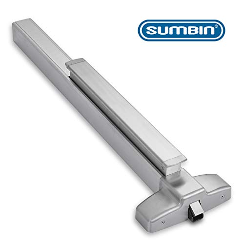 SUMBIN Extra Heavy Duty Commercial 36 Panic Push Bar Door Lock Panic Exit Device Ansi Grade 1 and UL CUL 3H Fire Rated with Dogging Function Aluminium Material - Image 1