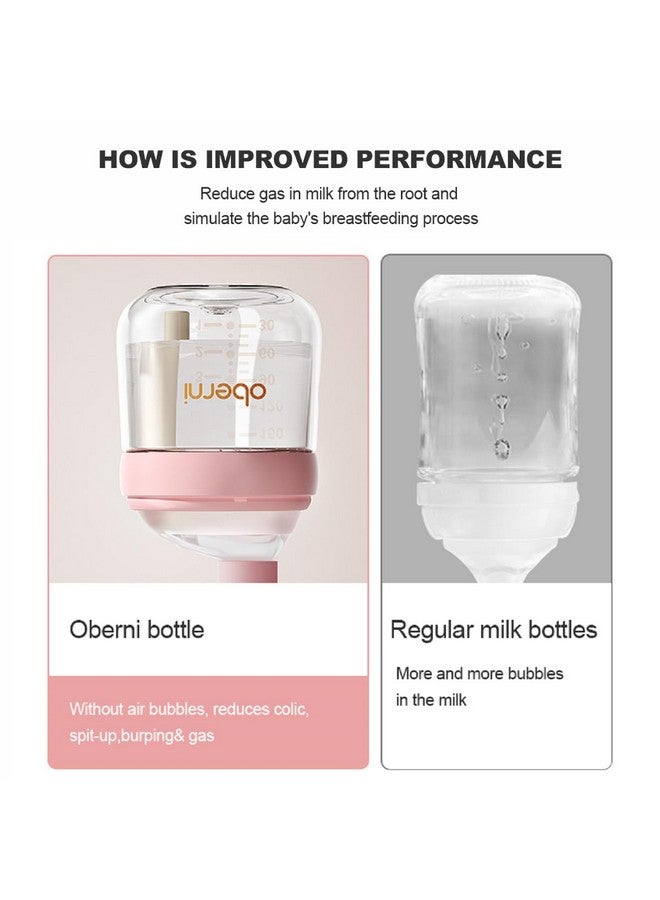 Oberni Baby Bottle Nipple, Off- Centered Nipples,100% Silicone,Replacement Baby Bottle Nipple for Babies, Newborn,Preemie 0-3 0-6 6-12 12+ Months 2 Pack (S(0-3 Month)) - Image 4