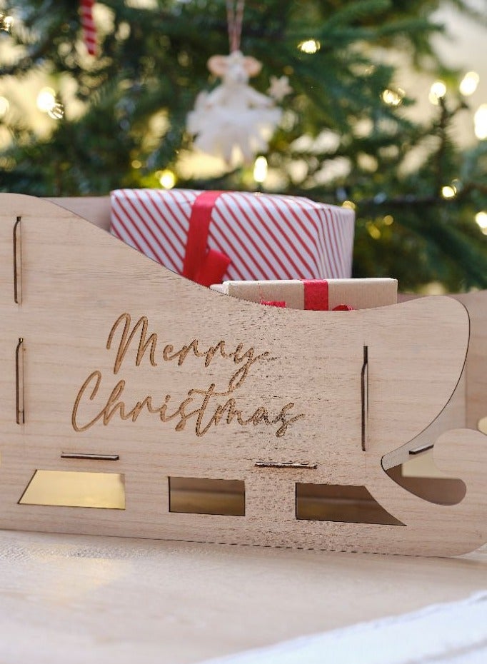 جينجر راي حامل هدية مزلقة خشبية - Image 2