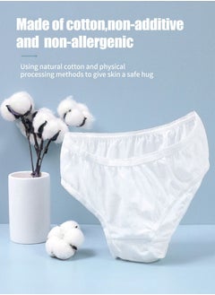 MileMelo 5-Piece Women Cotton Polyester Disposable Maternity Panties Set for Travelling/Spa/Surgery/Periods/Postpartum  - Image 3