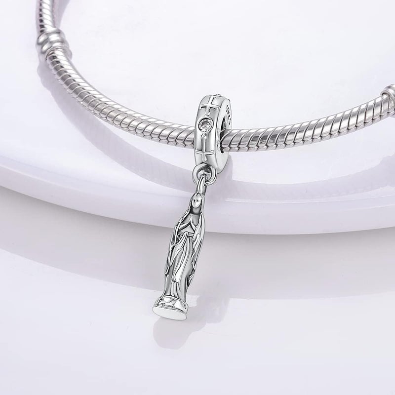 مولا 925 فضة إسترليني دنجل تشارم بيز بنادنت تناسب أساور باندورا تشارم مجوهرات DIY للنساء - Image 2