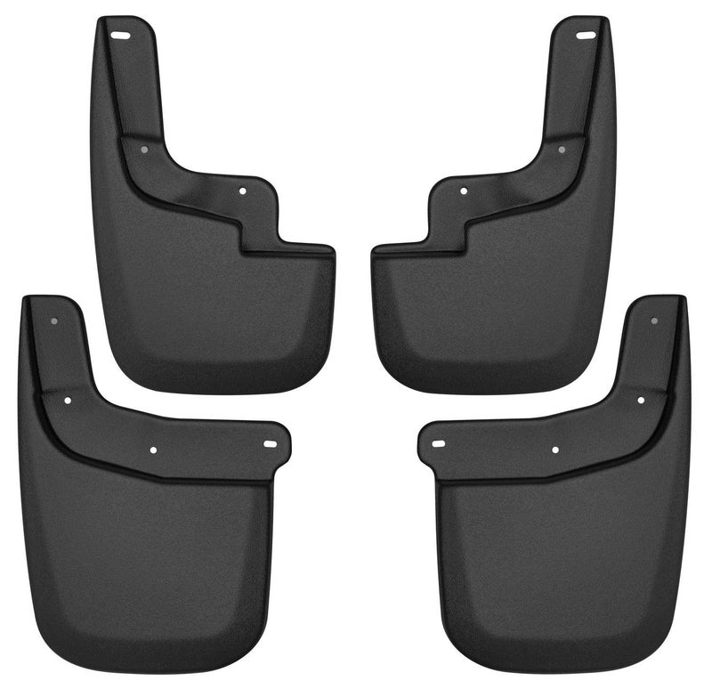 Husky Liners  Front  Rear Mud Guards  20152022 Chevrolet Colorado GMC Canyon wo Flares or Cladding Excludes ZR2 Front  Rear Set  Black 4 Pc  58236