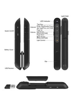 chixing مؤشر عرض لاسلكي 2.4GHz مع تحكم في الصوت والروابط - متوافق مع PowerPoint  - Image 2
