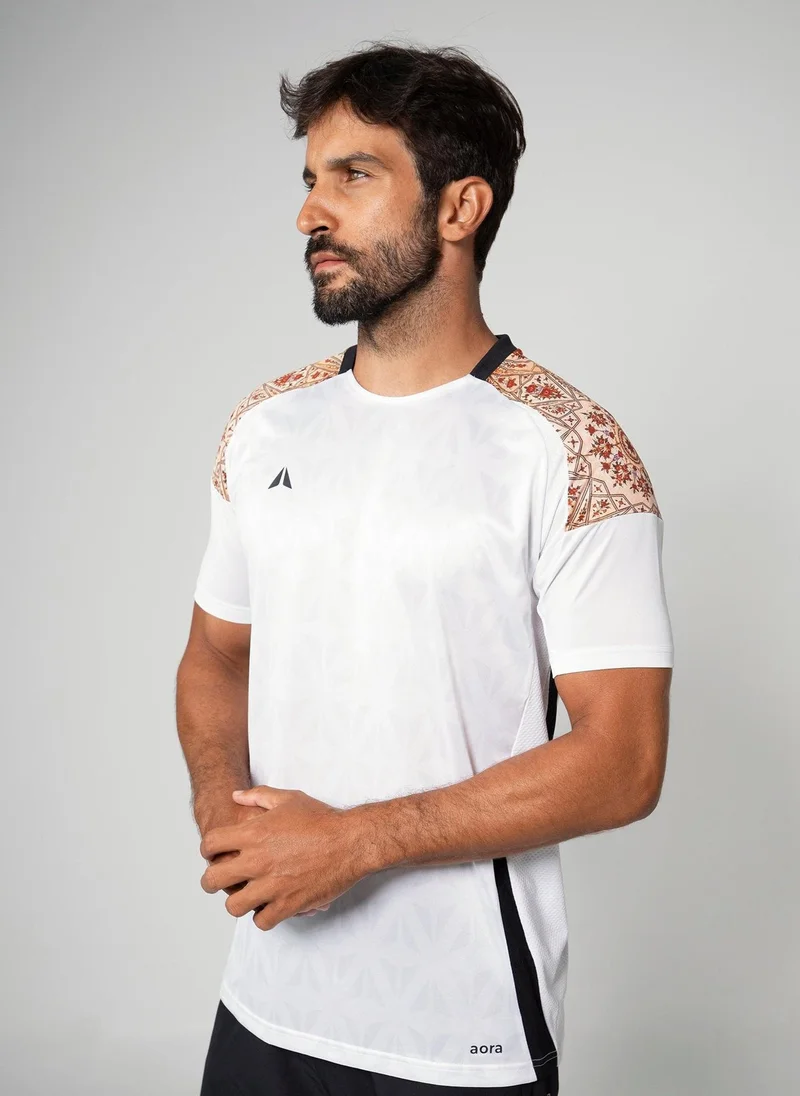 Aora  Men’s Soccer Jersey V10 – Lightweight Quick-Dry Football Shirt for Training, Match Day & Casual Wear (White) for Men | Best Price UAE