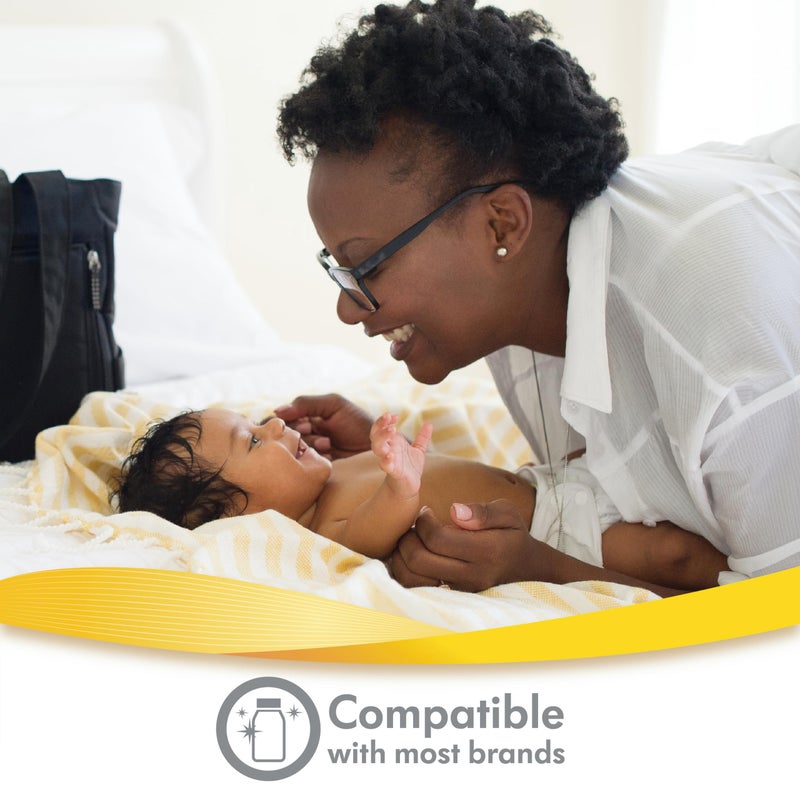 Medela أكياس ميدلا كويك كلين مايكروستيم، أكياس تعقيم للزجاجات وأجزاء مضخات الثدي تقضي على 99.9 من البكتيريا الشائعة، تعقم معظم ملحقات مضخات الثدي، صفراء، 12 عبوة - Image 5