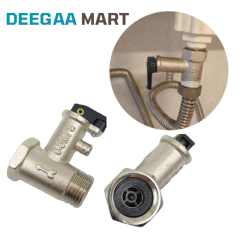 DEEGAA MART 1/2 Inch Geyser Non-Return Valve | Safety Pressure Relief Valve 0.8 MPa | Brass NRV for Water Heater Geysers | Pressure Release & Backflow Prevention - Image 4