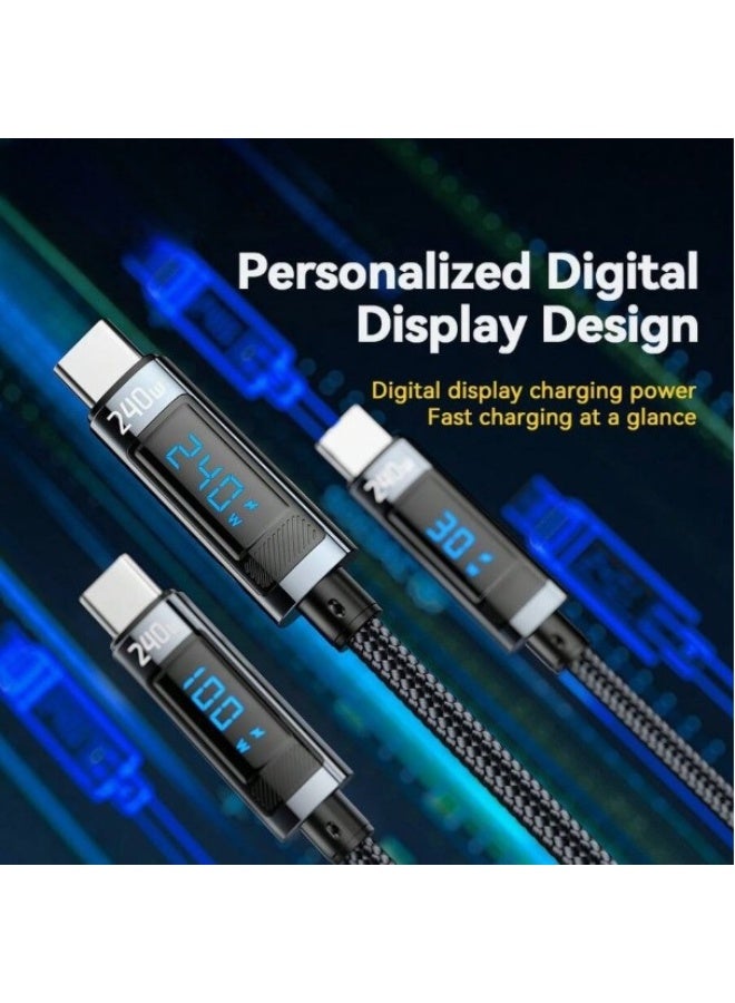 Essager 240W USB Type C To USB C Cable, PD3.1 Fast Charging Charger Wire.1 M - Image 5