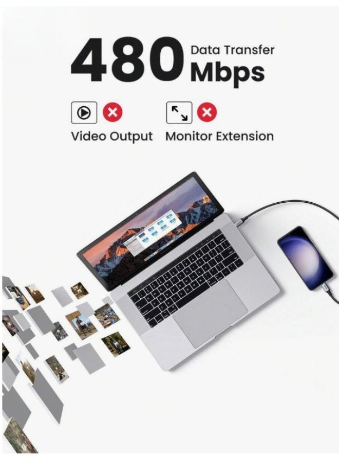 Essager 240W USB Type C To USB C Cable, PD3.1 Fast Charging Charger Wire.1 M - Image 5