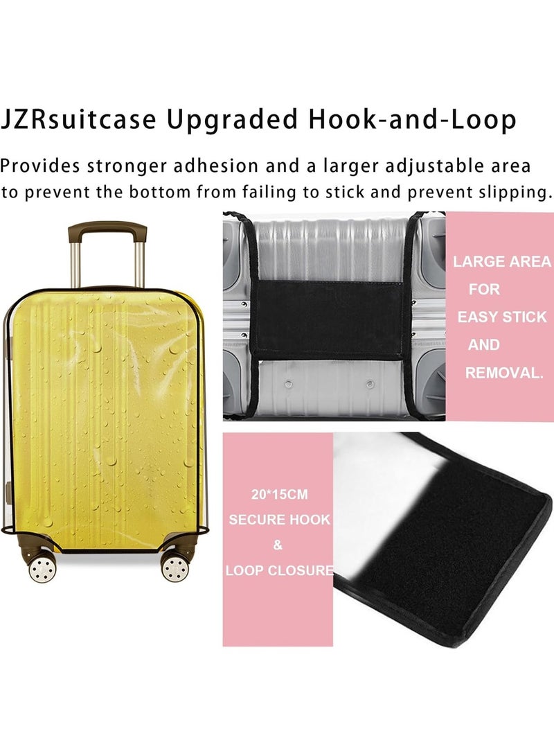 Bukela Clear PVC Suitcase Cover Protectors 30 Inch Luggage Cover Protectors for Wheeled Suitcase，Waterproof Dustproof and Anti-Scratch(30'') - Image 4