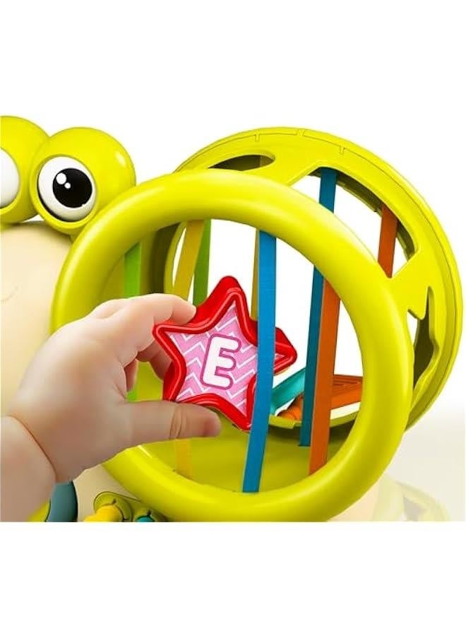Baby Snail Activity Cube, Toddler Montessori Toys for 1 Year Old, Infant Sensory Toy W/Shape Sorter Pull String for 6-9 12-18 Month, Developmental Birthday Gifts Boys Girls Age 2 3 Yr  - Image 3