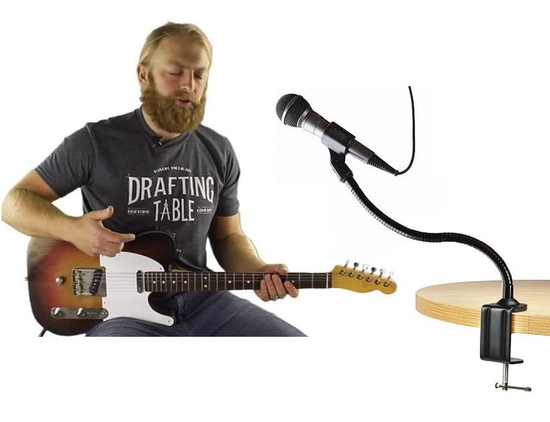 AceTaken Podium Desk Mic Stand for Podcast, Meetings, Lectures,TV,Radio,Blue Yeti Snowball Microphone - Image 5