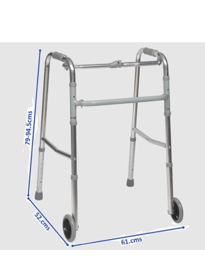 جيلاني موبايلتي مشاية جيلاني موبيليتي لكبار السن مع عجلات أمامية – خفيفة الوزن وقابلة للطي وقابلة لتعديل الارتفاع - Image 5