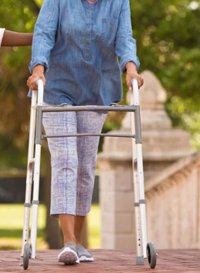 جيلاني موبايلتي مشاية جيلاني موبيليتي لكبار السن مع عجلات أمامية – خفيفة الوزن وقابلة للطي وقابلة لتعديل الارتفاع - Image 1