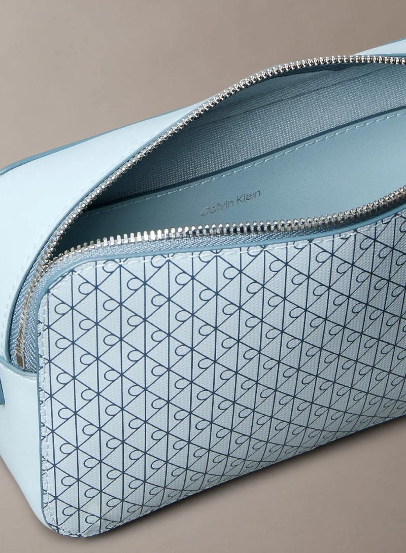 CALVIN KLEIN Allover Monogram Logo Camera Bag - Image 3